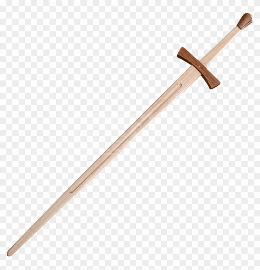 Wooden Two Handed Sword Clipart #4986115