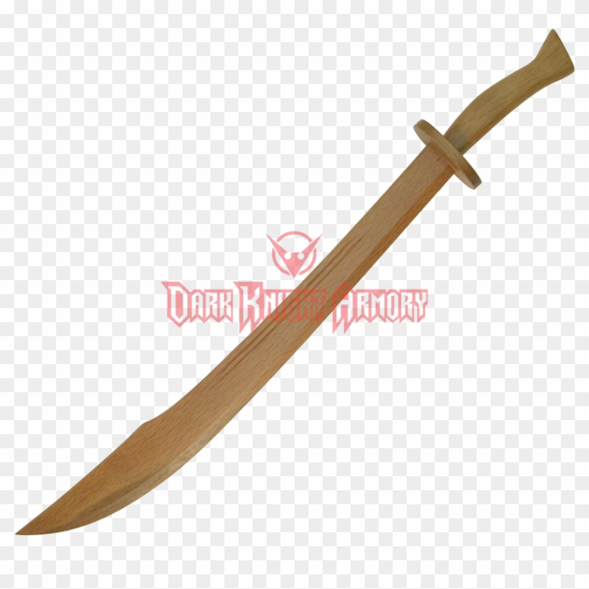 Wooden Chinese Broadsword - Sword Clipart #4986245