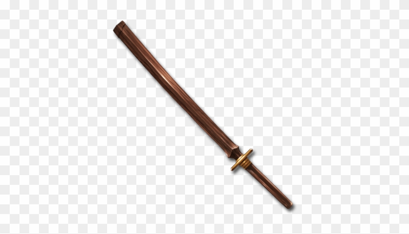 Wood Sword - Large Foam Eyeshadow Applicator Clipart #4986274