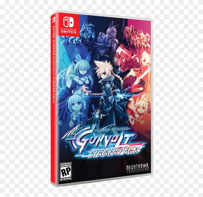 Azure Striker Gunvolt - Azure Striker Switch Clipart #4986278