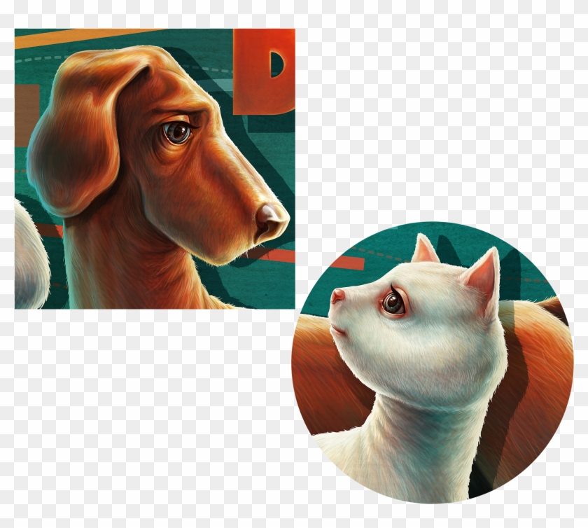 Onix & Barton - Companion Dog Clipart #4986988