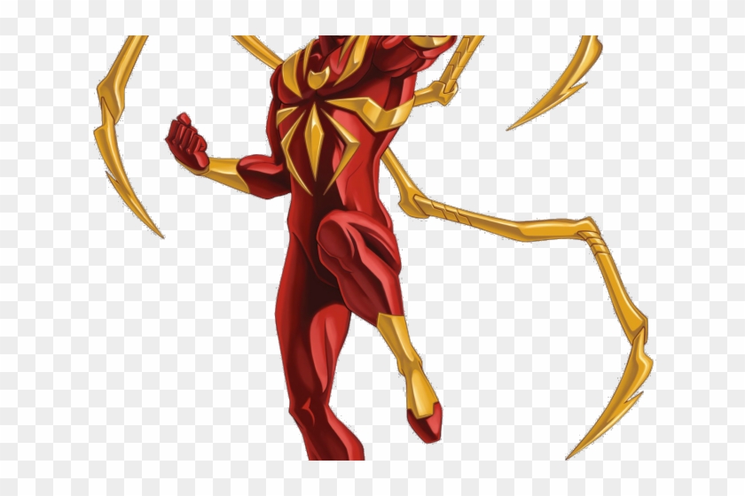 Iron Spiderman Clipart - Iron Spider Suit Classic - Png Download