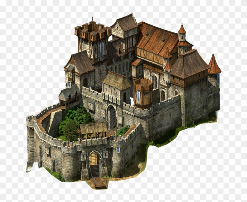 Floor Clipart Minecraft House - Tribal Wars 2 Castle - Png Download