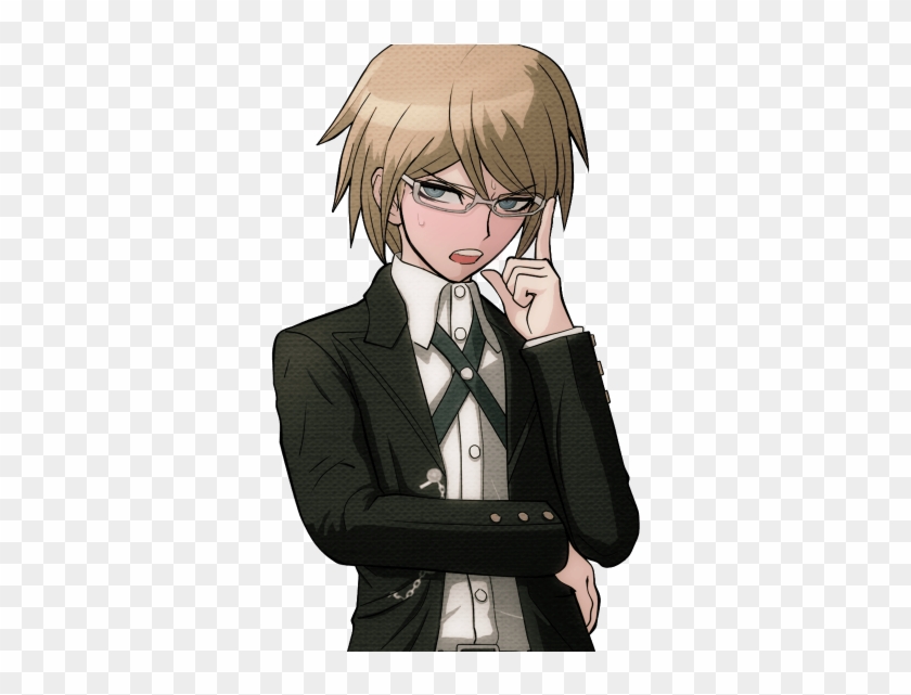 Dr Requests I Made Some Quick Byakuya Blush Sprites - Byakuya Togami Sprite Clipart #4987270