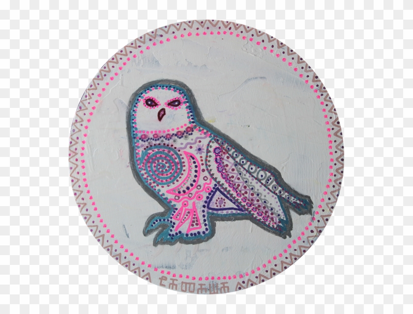 Snowy Owl - Embroidery Clipart