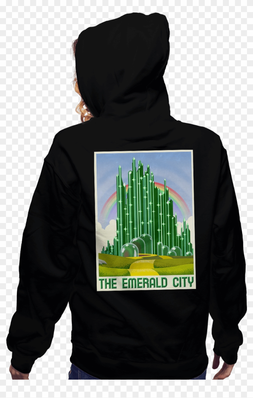 Visit The Emerald City - Hoodie Clipart #4987638