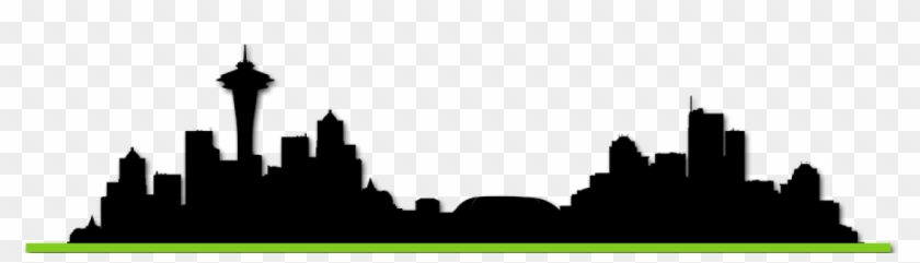 Emerald City Wizards - Silhouette Seattle Transparent Clipart #4987829