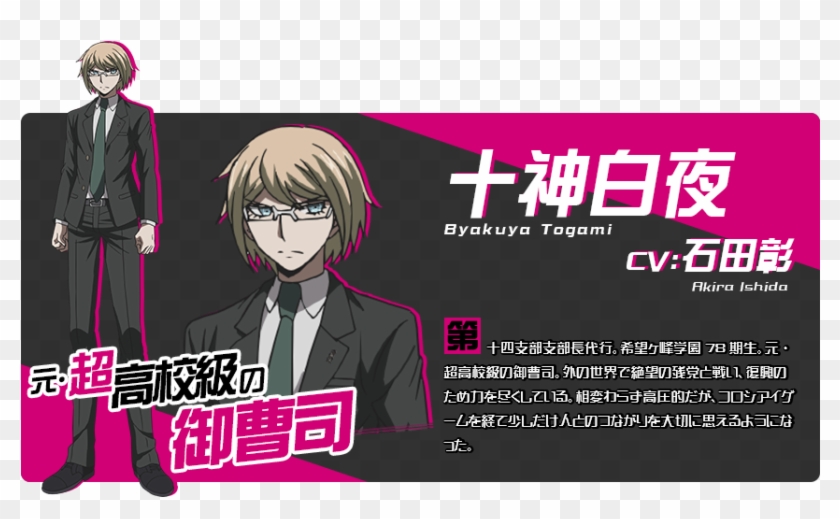 New Portraits - - Danganronpa Mirai Hen Togami Clipart #4988252