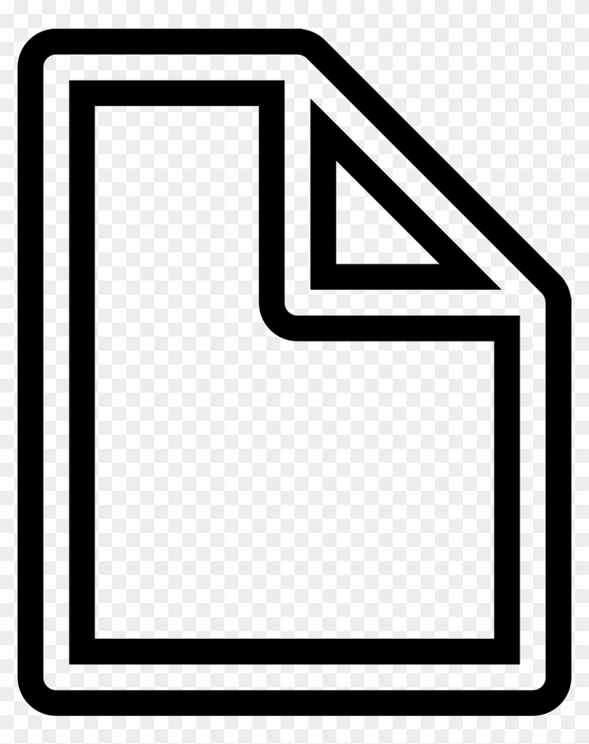 Blank Page Comments - Illustrator Icon Line Clipart #4988293
