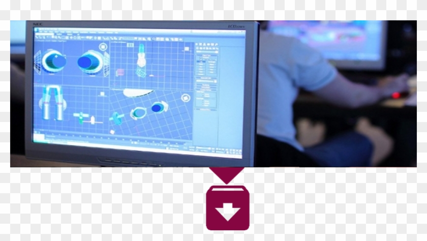 Malla Curricular - Led-backlit Lcd Display Clipart