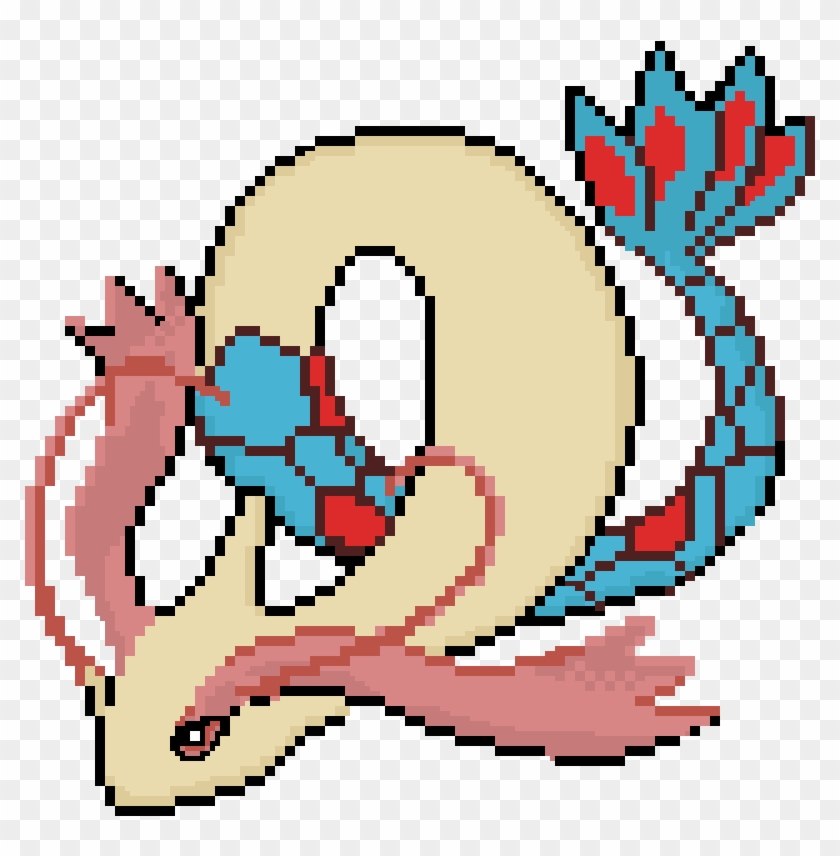 Milotic Pokemon Platinum - Bead Clipart