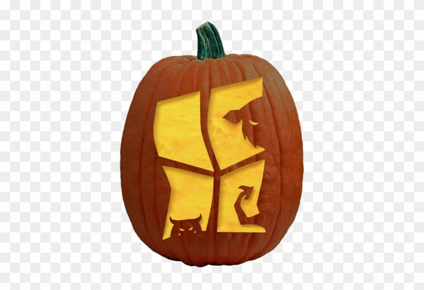 Peepers Pumpkin Carving Pattern - Jack-o'-lantern Clipart #4989251