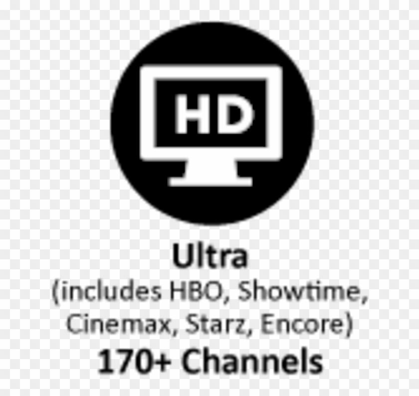 Ultra Video With All Premium Movie Channels - Circle Clipart