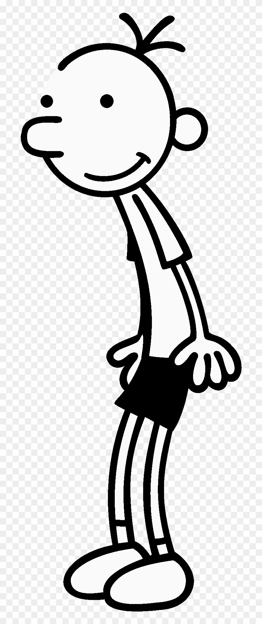 Anyone Have Blank Page Templates Trying To Make A Llb - Diary Of A Wimpy Kid Greg Heffley Clipart