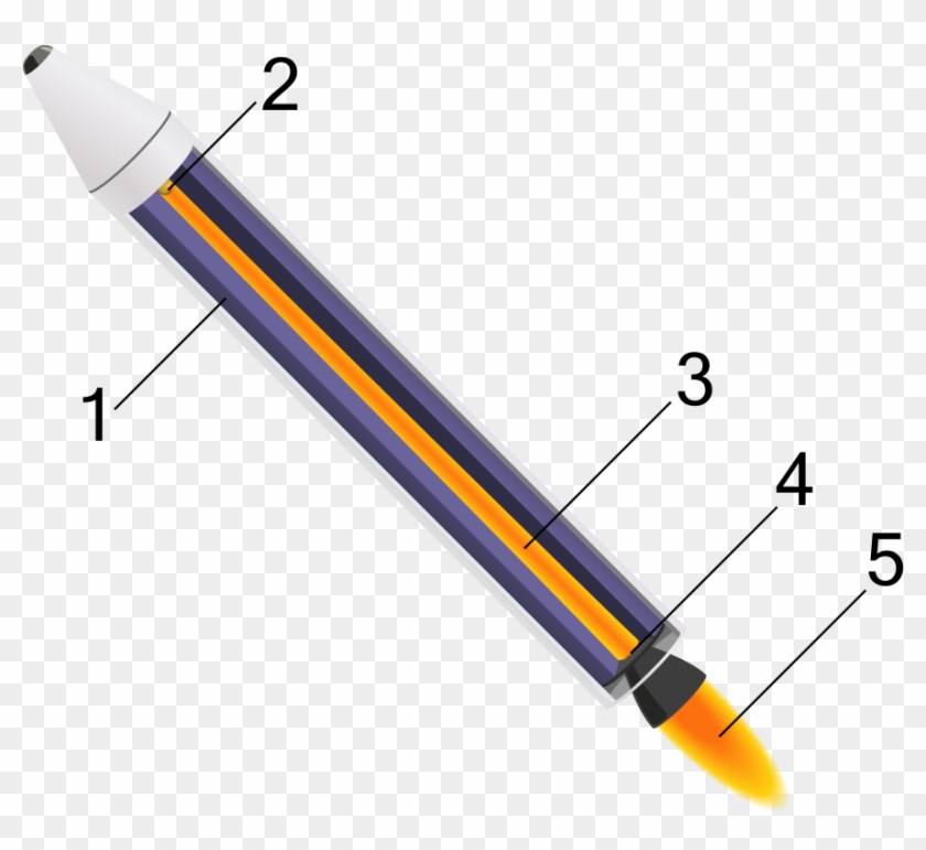 Solid Fuel Rocket Clipart