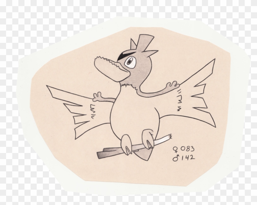 Wild Duck Pokemon - Cartoon Clipart #4989564