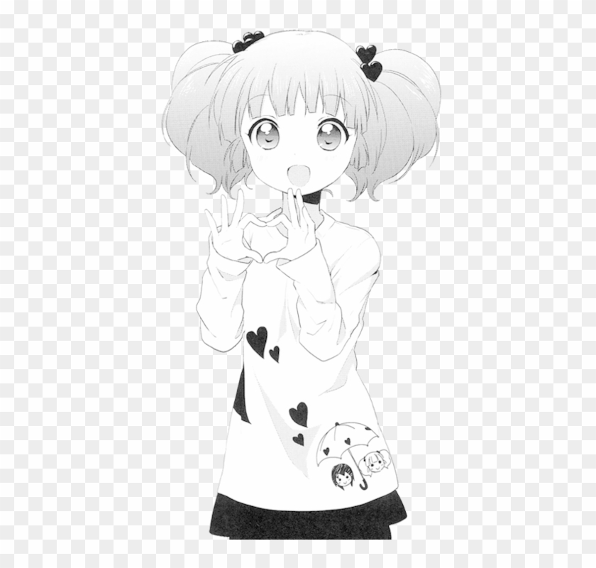 43 Images About Yuru Yuri On We Heart It - Hearts Girl Anime Clipart #4989810