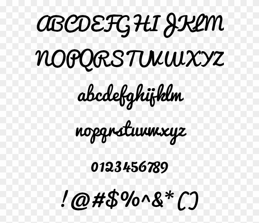 Script Or Brush Pacifico Example - Pacifico Font Clipart
