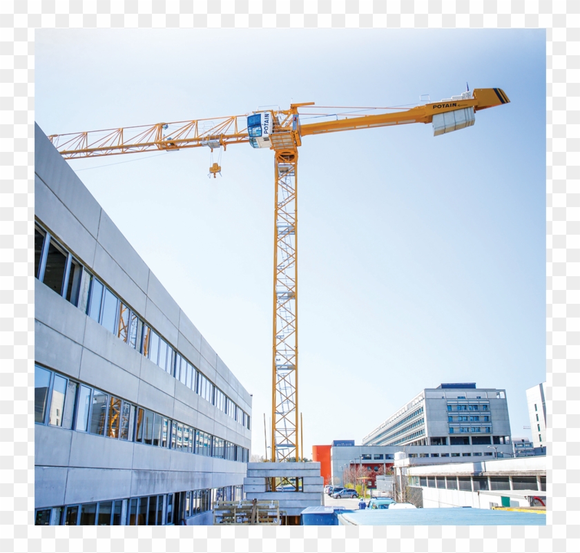 Highest Safety Standards In The Tower Crane Industry - Potain Mdt 189 Clipart #4989927