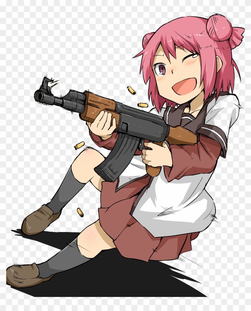 /k/ Prefers Yuru Yuri - Akari Yuru Yuri Gun Clipart