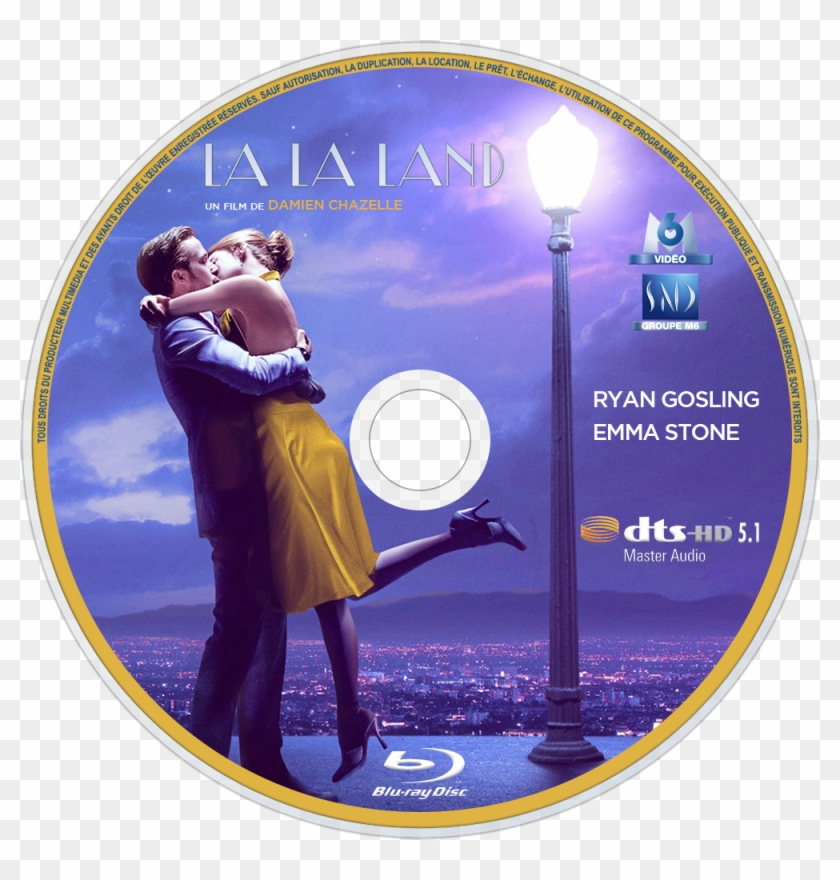 La La Land Bluray Disc Image - La La Land Label Clipart #4990193