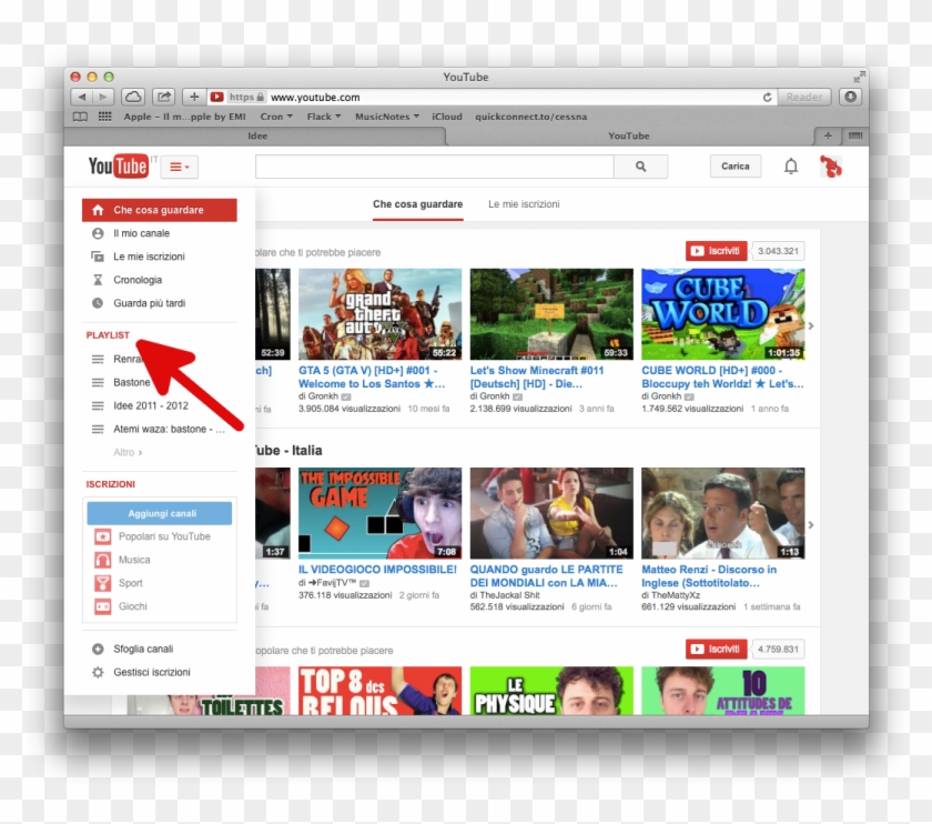 Menu Playlist - Cube World Clipart