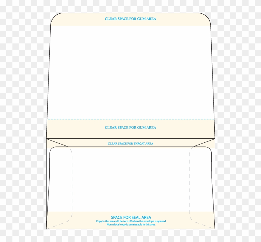 Inside Of Fee Collection Envelope - Paper Clipart #4990509