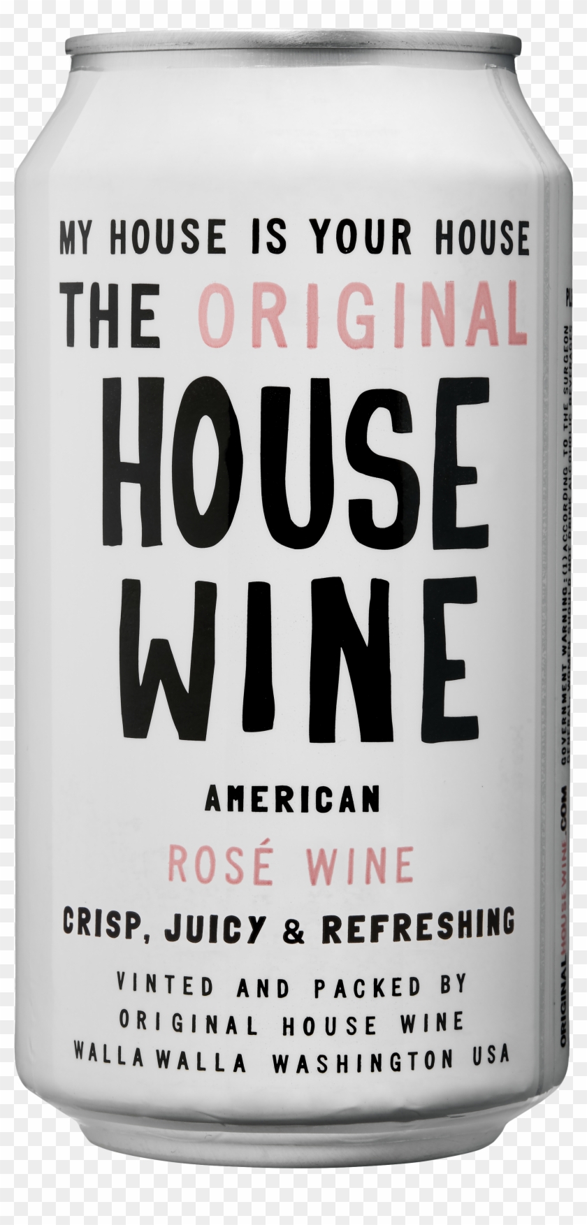 Rosé Back - House Wine Canned Rose Clipart