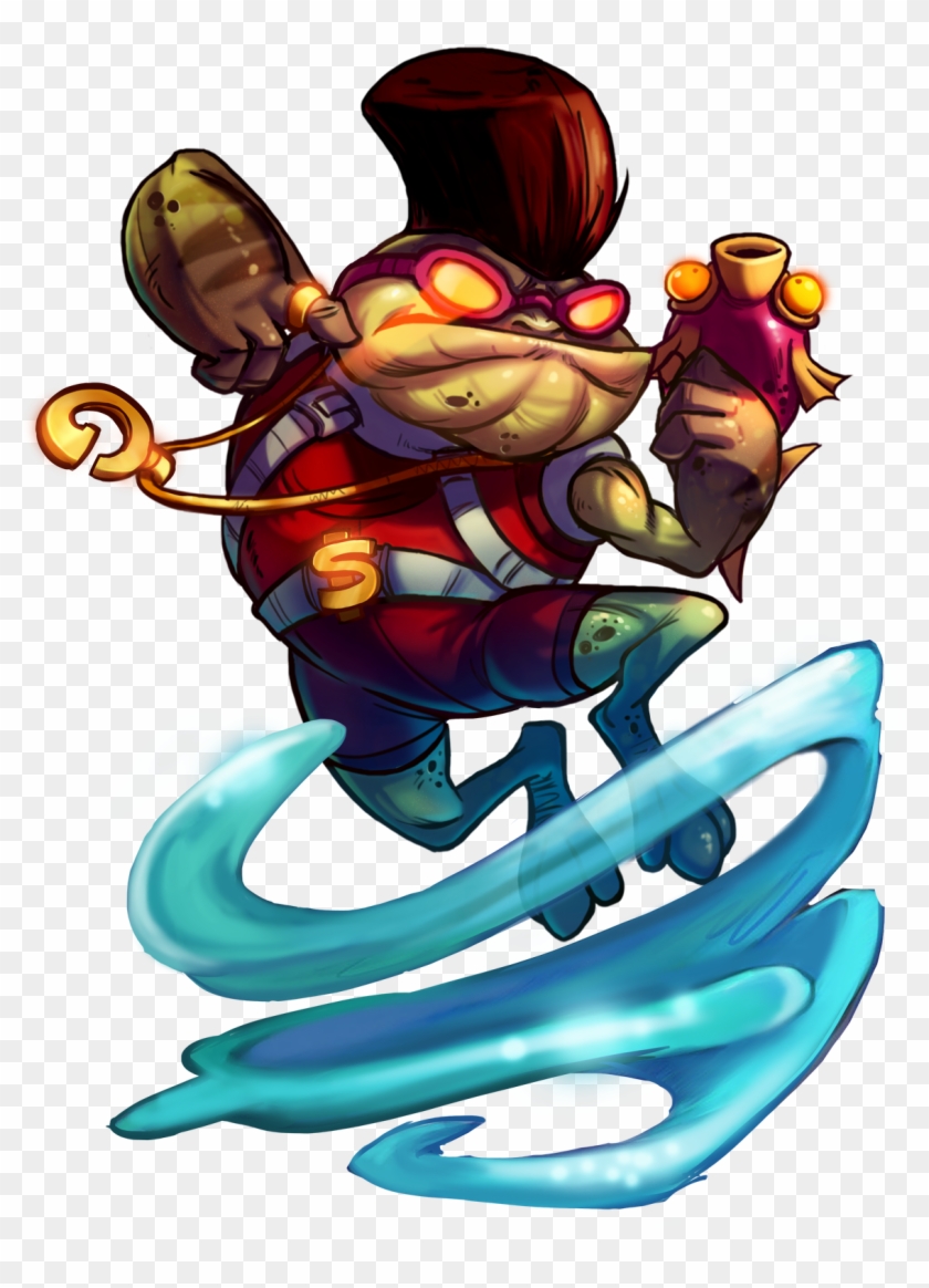 Awesomenauts Froggy G Clipart #4991296
