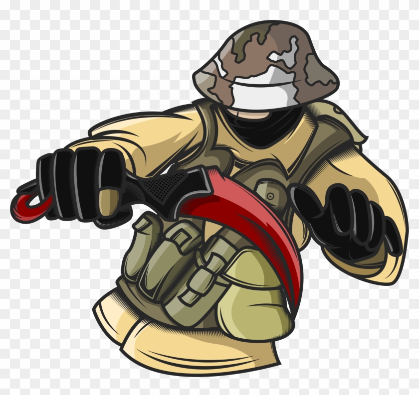 Counter Terrorist Csgo Png - Cs Go Avatar Png Clipart #4991362