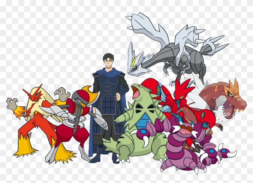 Dragonair, Pangoro, Galie, Ambipom, Aggron, Mawile - Blaziken Dream World Clipart #4991655