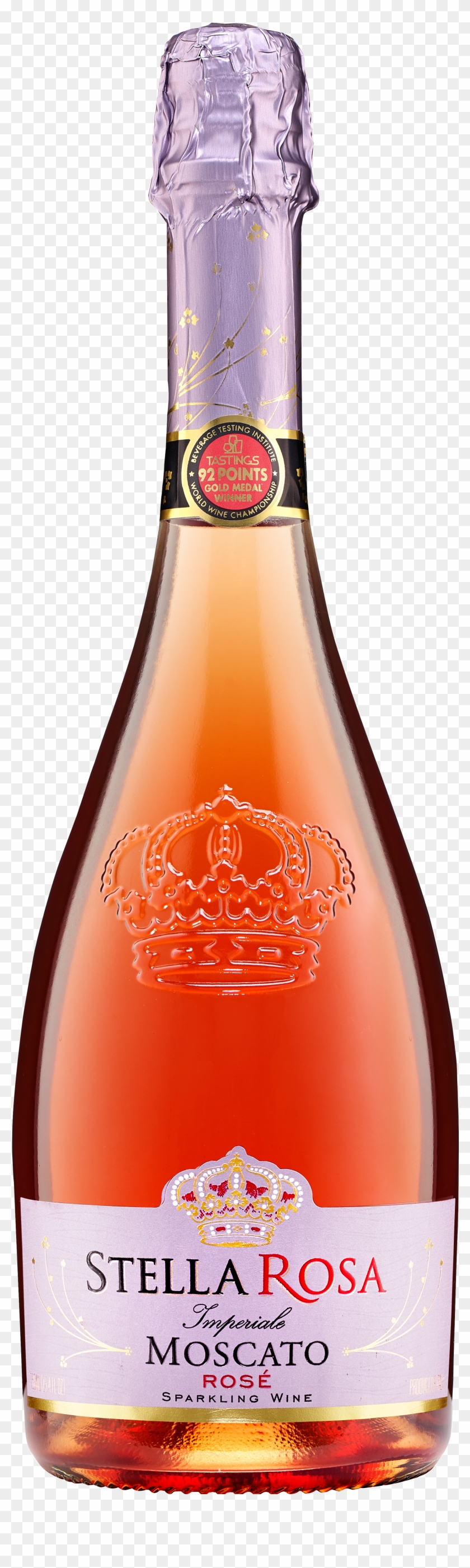 Bottle Shot - Stella Rosa Imperiale Moscato Rose Clipart