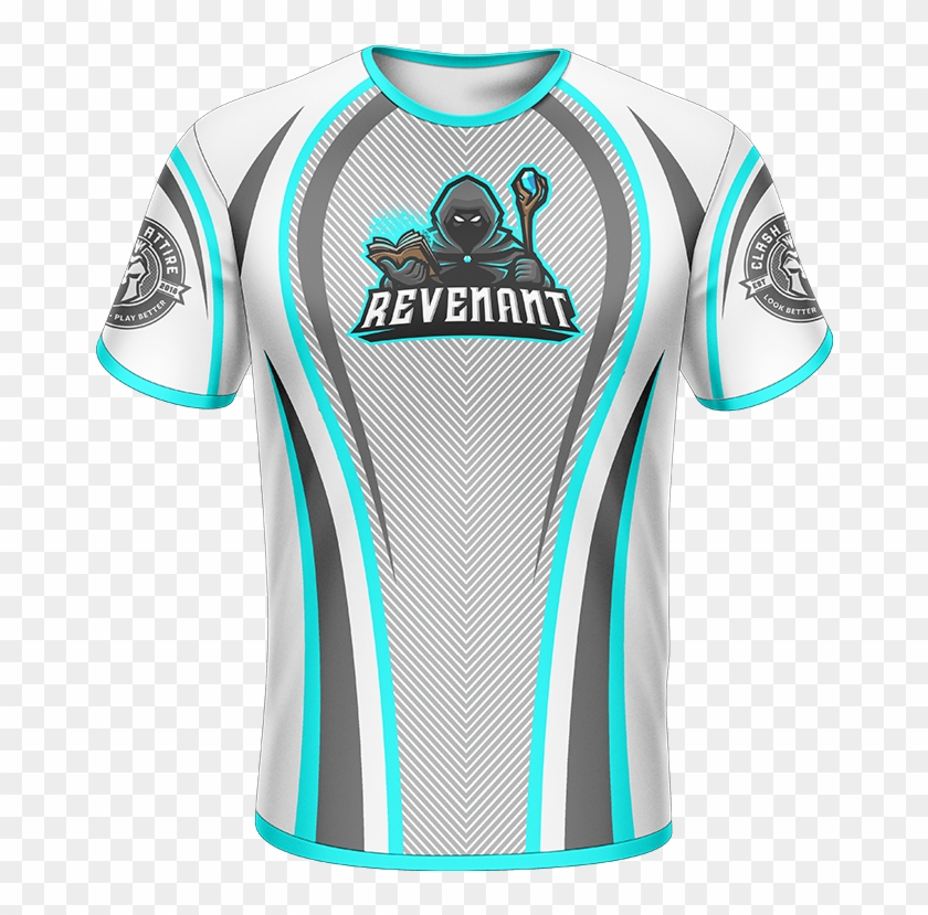 Revenant Esports White Short Sleeve Jersey - Active Shirt Clipart