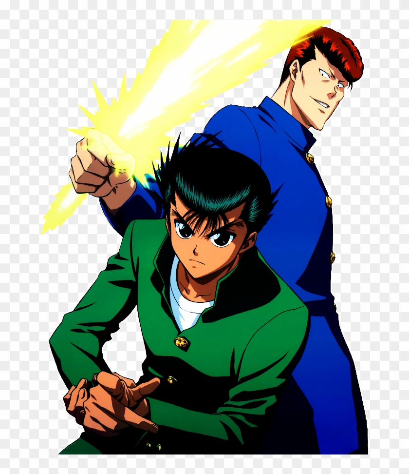 Yusuke & Kuwabara - Yusuke Urameshi Render Clipart #4991712