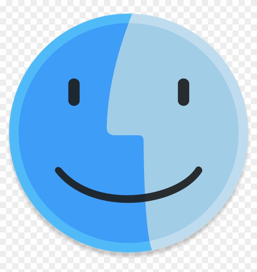 Download Png Ico Icns - Mac Finder Circle Icon Clipart