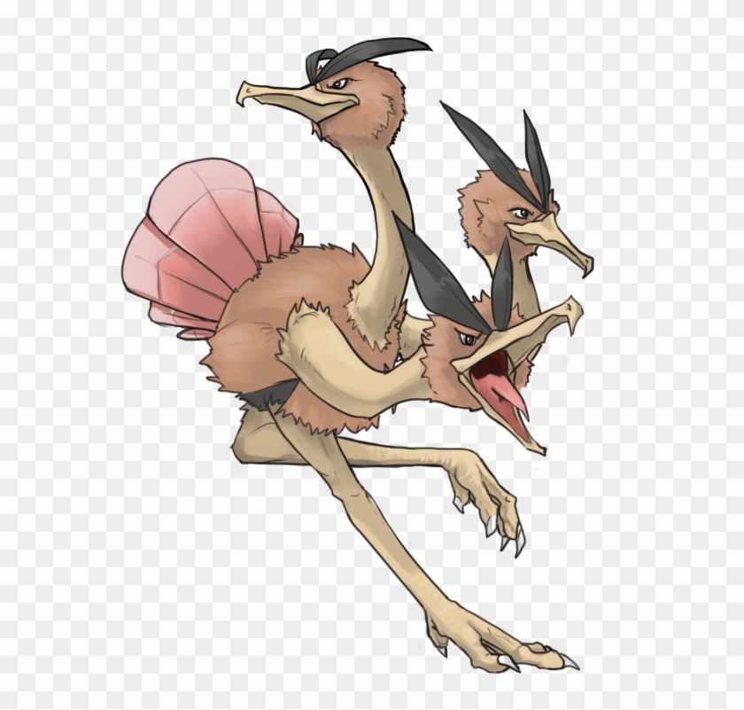 So I Caught A Few Shiny Doduo Via Pokeradar But Its - Pokemon Mega Dodrio Clipart