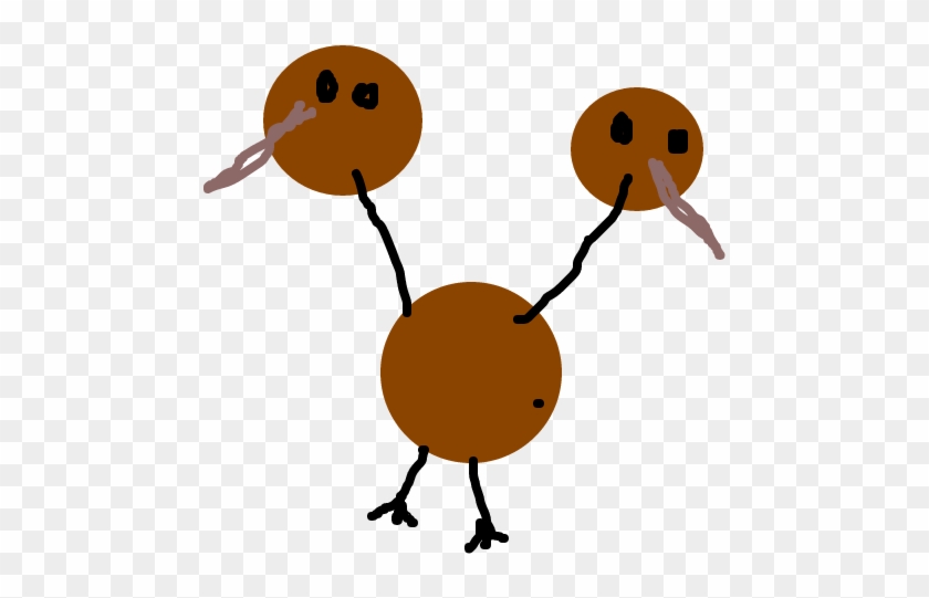 Doduo - Cartoon Clipart