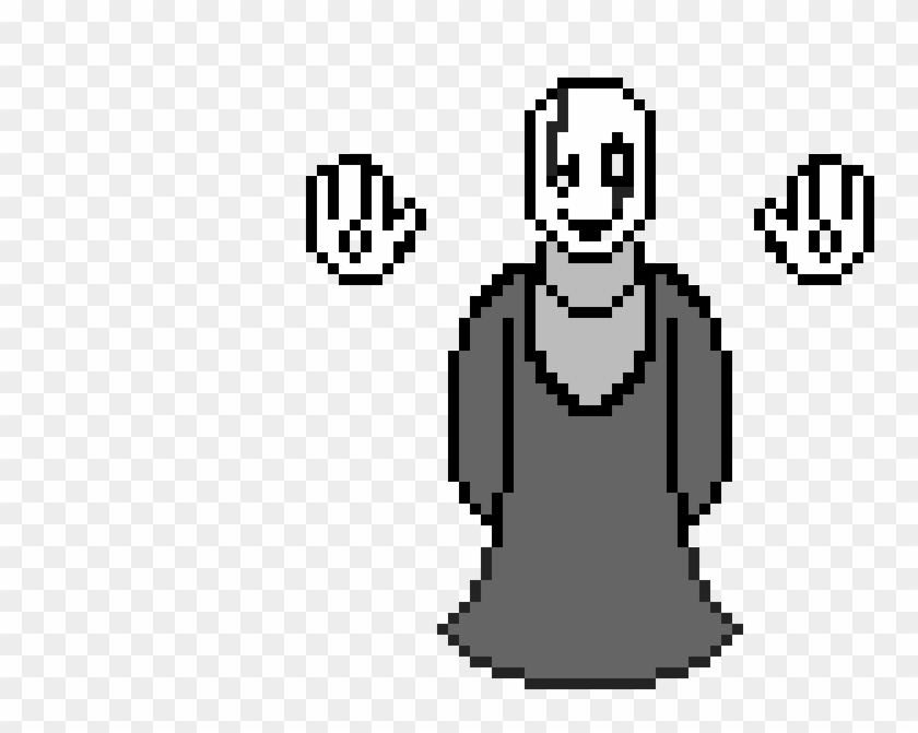D Gaster Sprite - Illustration Clipart
