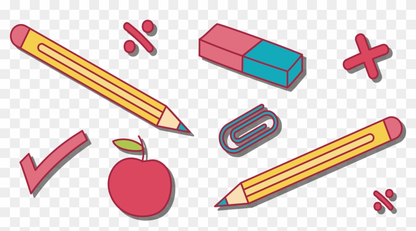 Drawing Candles Eraser - Pencil And Eraser Drawing Clipart