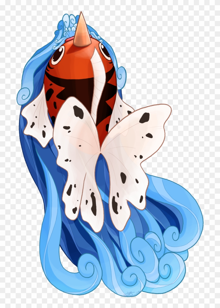 Seaking's Waterfall By Zoulouluvu - Seaking Pokemon Clipart #4992546