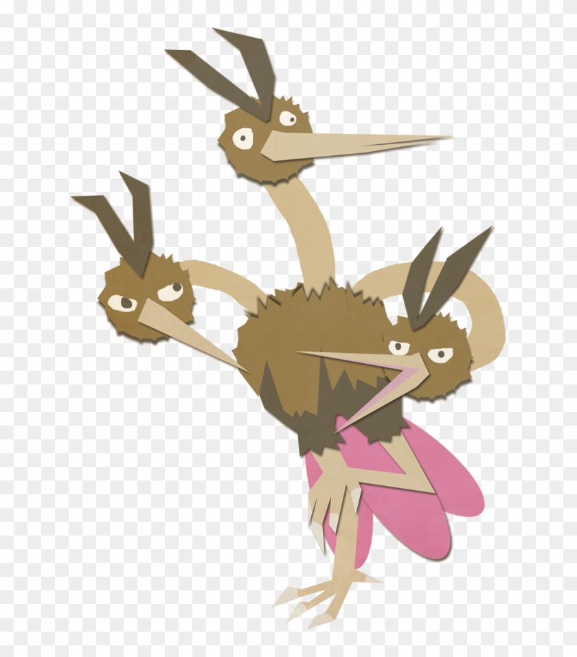 View Dodrio , - Cartoon Clipart