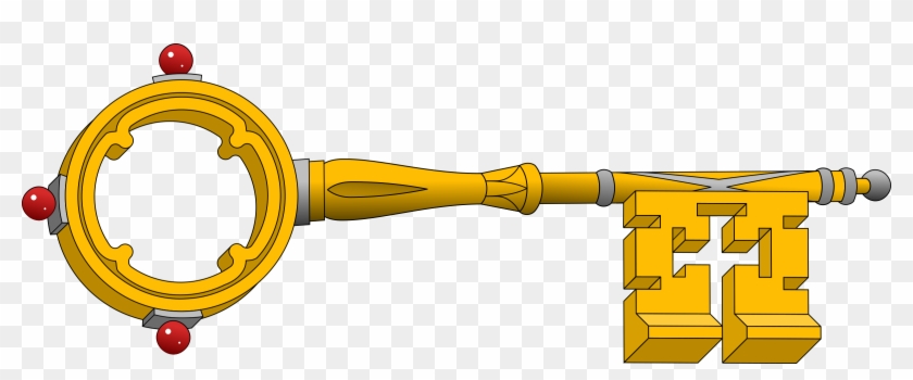 This Free Icons Png Design Of Gold Key - Magic Key Clip Art Transparent Png #4992677
