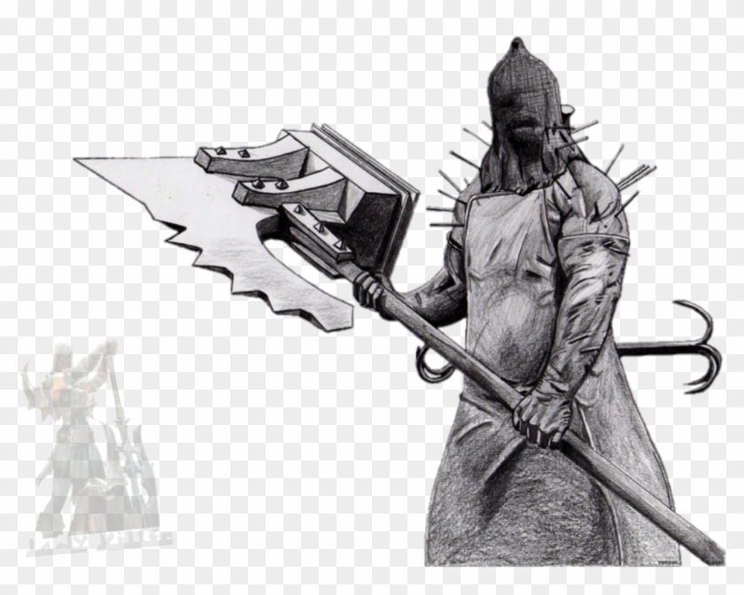 #verdugo #executioner #execution #hacha #axe #drawing - Illustration Clipart