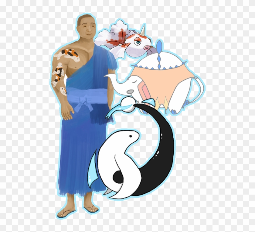 Here We Have Goldeen, Kettlephant, And Finyang Goldeen - Goldeen Pokemon Clipart