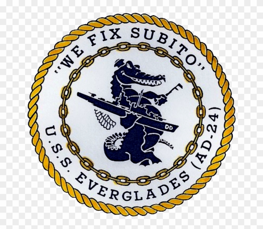 Uss Everglades Insignia, Circa In The 1960s - Saint Vincent De Paul Diocesan College Logo Clipart
