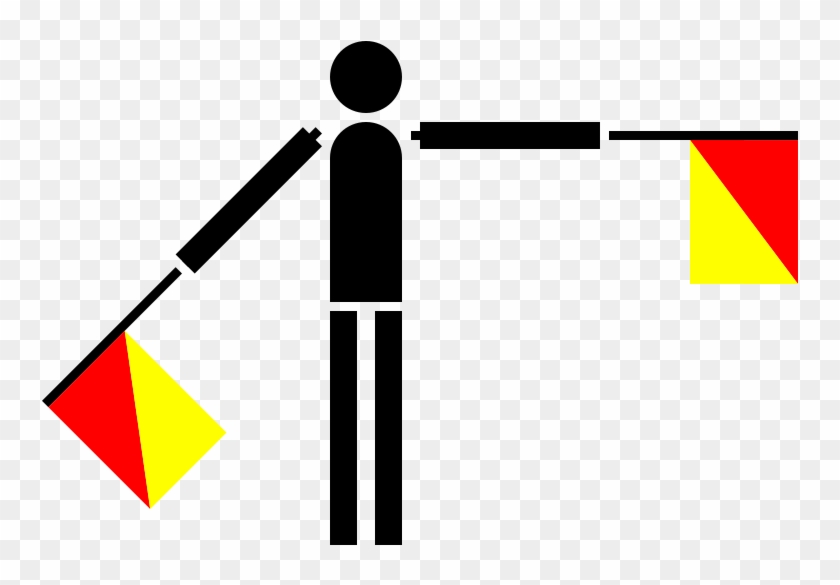 Mike Png - Semaphore Flags L Clipart