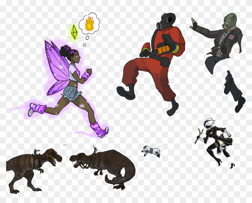 Pyro Is Male Confirmed - Steam Summer Sale 2017 Stickers Reference Clipart #4994356