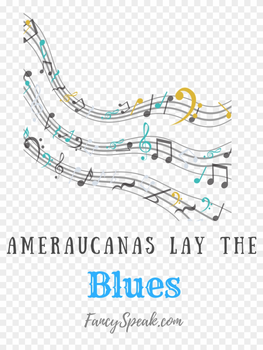 Ameraucanas Lay The Blues - Graphic Design Clipart