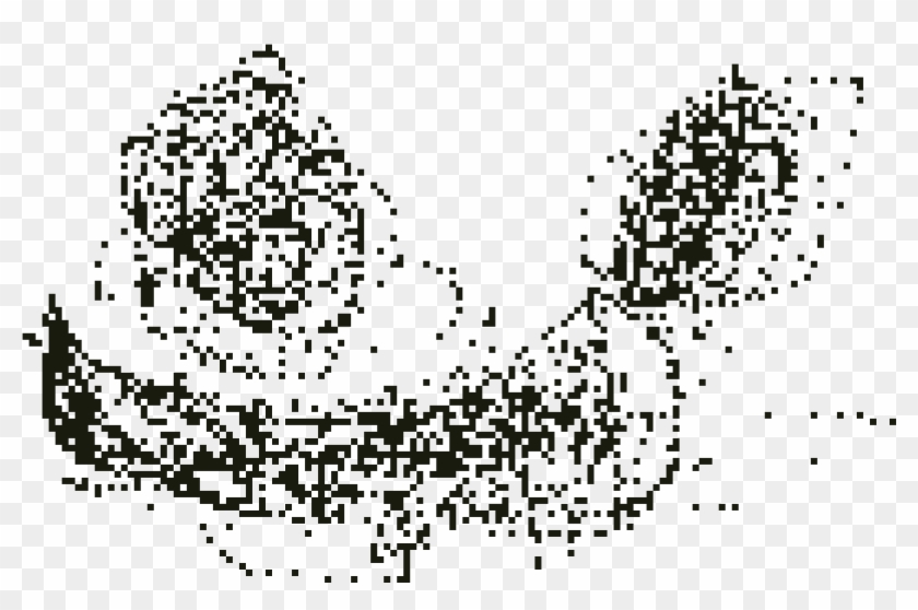 Faded Face - Line Art Clipart