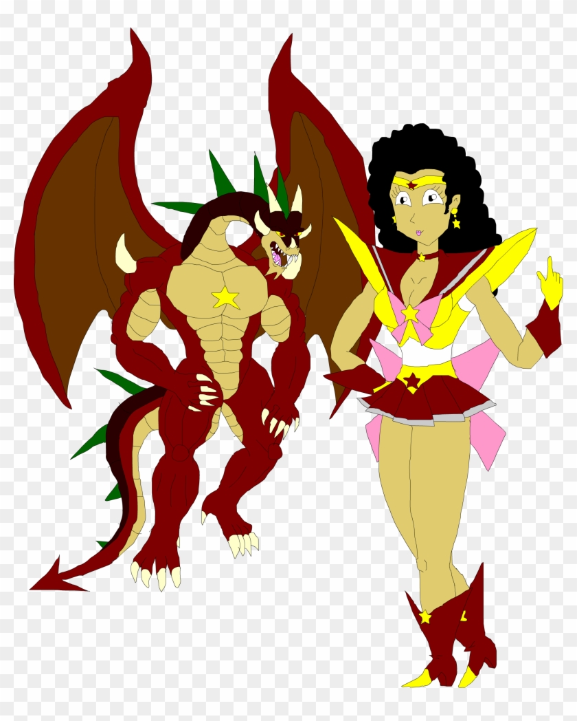 Sailor Tiamat By Monstarartwork - Cartoon Clipart #4996254